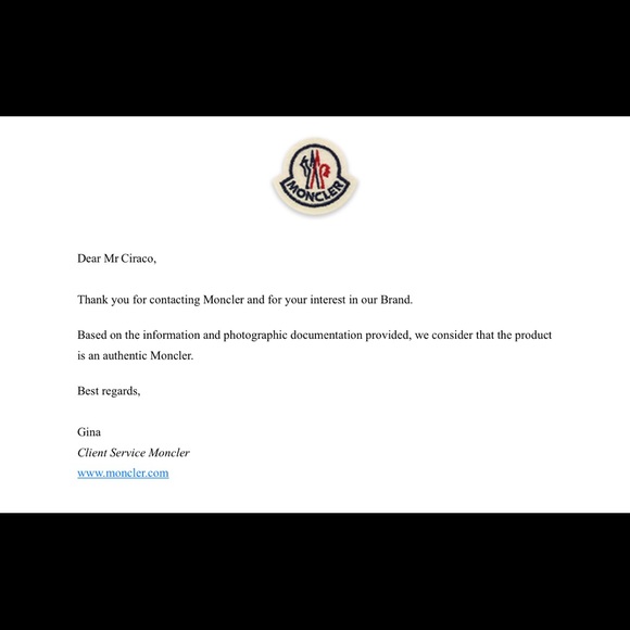 NEW WILSON GIUBBOTTO MONCLER JACKET - Picture 14 of 14